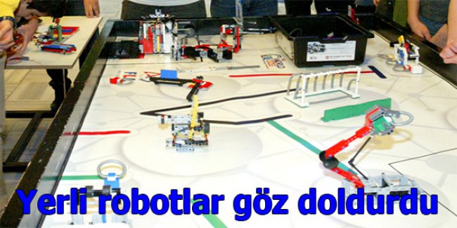 Yerli robotlar göz doldurdu