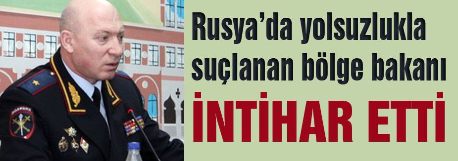 Yolsuzlukla suçlanan bakan intihar etti