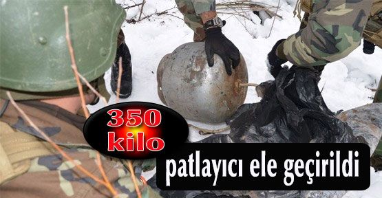 Yüksekova'dapatlamaya hazır bomba ele geçirildi