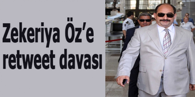 Zekeriya Öz’e retweet davası