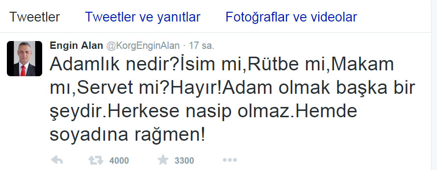 Engin Alan'dan Adamlik dersi