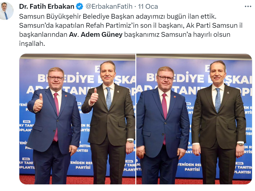 Adem Güney, Fatuh Erbakan