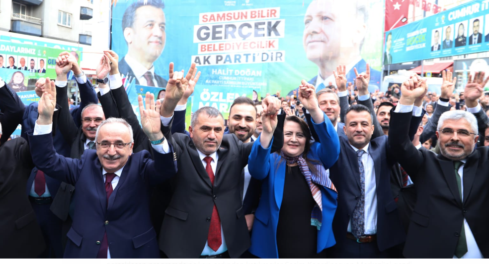 AK Parti Samsun Seçim Koordinasyon Merkezi'ne Coşkulu Açılış