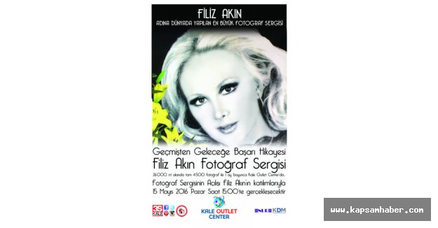 4 bin 500 fotoğraflı Filiz Akın sergisi açılıyor