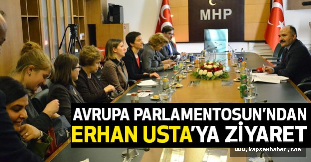Avrupa Parlamentosu'ndan Erhan Usta'ya Anlamlı Ziyaret