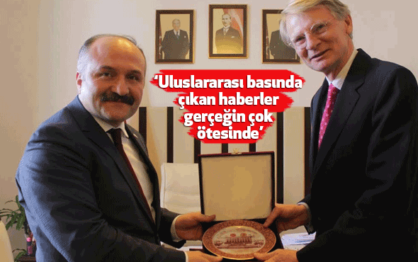Erhan Usta; Ankara Büyükelçisi, Mr. Cornelis van Rij‘i makamında ağırladı