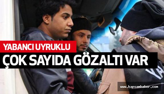 İstanbul polisi, Çok Sayıda Yabancı Uyruklu Şahsı Gözaltına Aldı