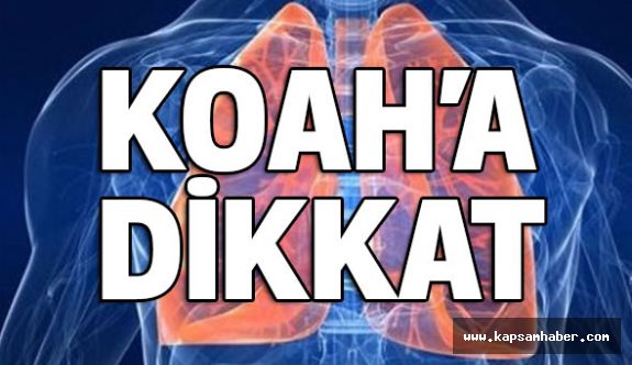 KOAH’TA EN BÜYÜK HASAR İLK 5 YILDA OLUYOR
