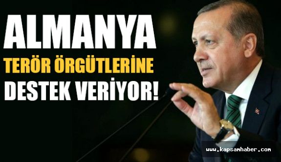 Erdoğan: Almanya Terör Örgütlerine Destek Veriyor