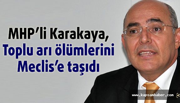 Toplu Arı Ölümleri Mecliste