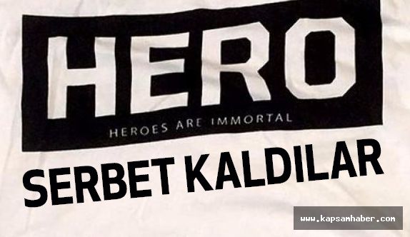 Hero Yazılı Tişört Giyenler Serbest Bırakıldı
