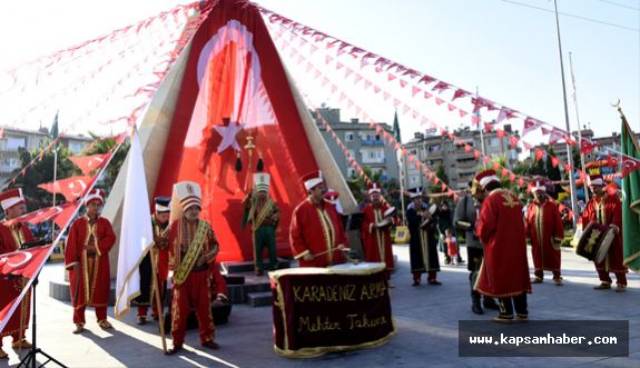 Tekkeköy 15 Temmuz şehitler anıtı ve şehitler panoraması açıldı