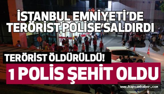 Emniyet Müdürlüğü'nde Polise Terörist Saldırdı!