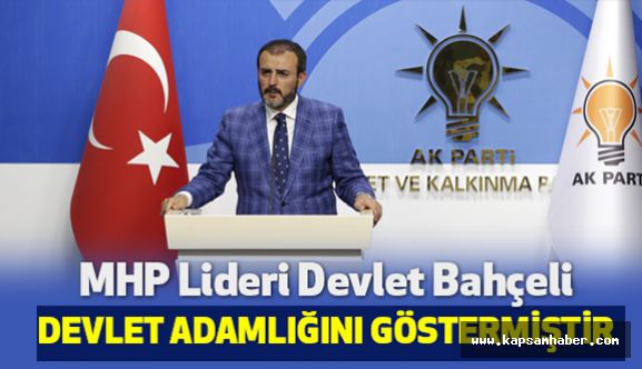 Ak Partili Mahir Unal Devlet Bahceli Ye Tesekkur Ediyorum