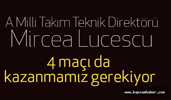 Lucescu: 10 puan bizi üst tura taşımaz, 4 maçı da kazanmamız gerekiyor