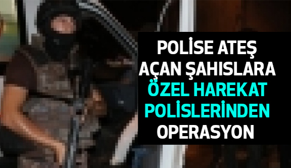 Yüzü Maskeli Cezaevi Firarisi ve Arkadaşı polise Ateş Açtı