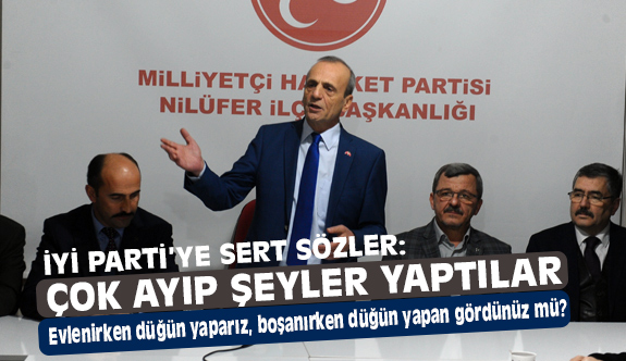 MHP'li Topçu'den İyi Parti Tepkisi: Boşanırken Düğün Yapan Gördünüz mü?