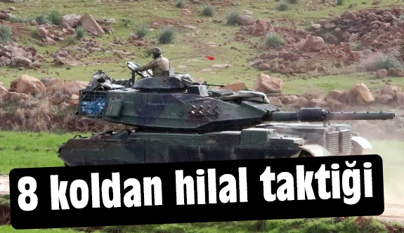 Bahçeli'nin de Belirttiği 8 koldan hilal taktiği Afrin'de Uygulamaya Koyuldu