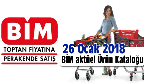 BİM aktüel Ürün Kataloğu (26 Ocak 2018)
