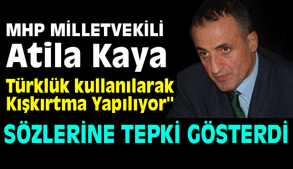 MHP'li Kaya'dan İran'da "Türklük kullanılarak Kışkırtma Yapılıyor" İddialarına Tepki