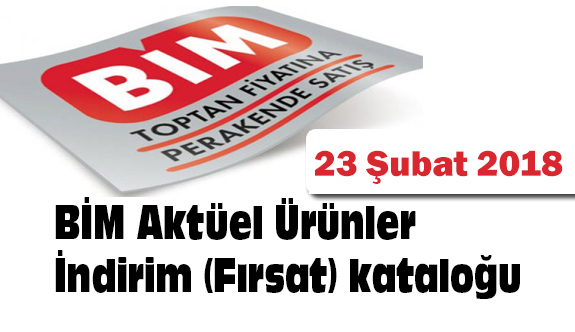 bim aktuel katalogu 23 subat 2018