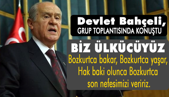 Devlet Bahceli Tbmm Gurup Toplantisinda Konustu 13 02 2018