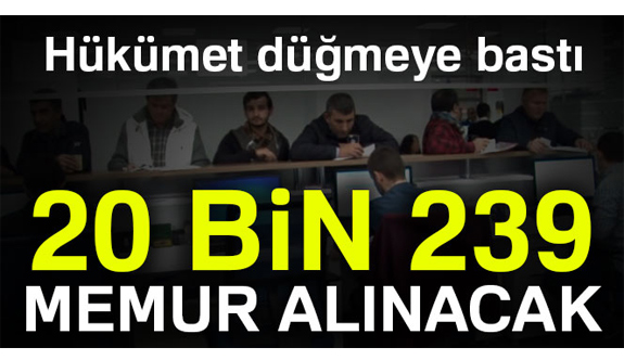 Memur Alımları İçin Hükümet Düğmeye Bastı ( Kaç Memur Alınacak? )