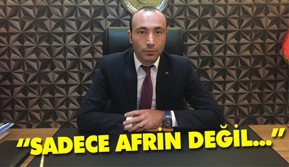 MHP İl Başkanı Taner Tekin Allah Ordumuzu Muzaffer Eylesin