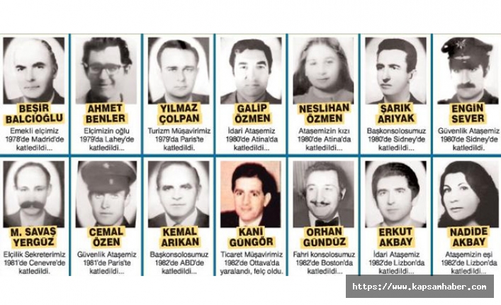 ASALA tarafından şehit edilen Türk Diplomatların Anısına Tören