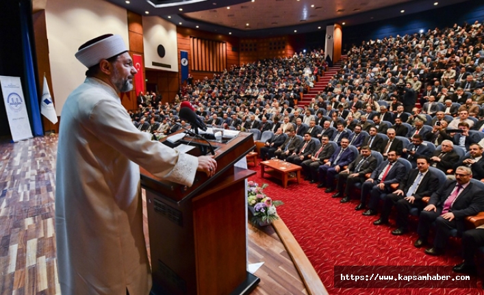 Diyanet İşleri Başkanı Erbaş: Bu bir tuzaktır, bu ateizme giden bir yoldur