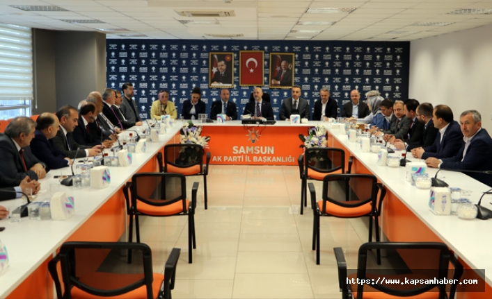 MHP Samsun Teşkilatından Ak Parti'ye "Hayırlı Olsun" Ziyareti
