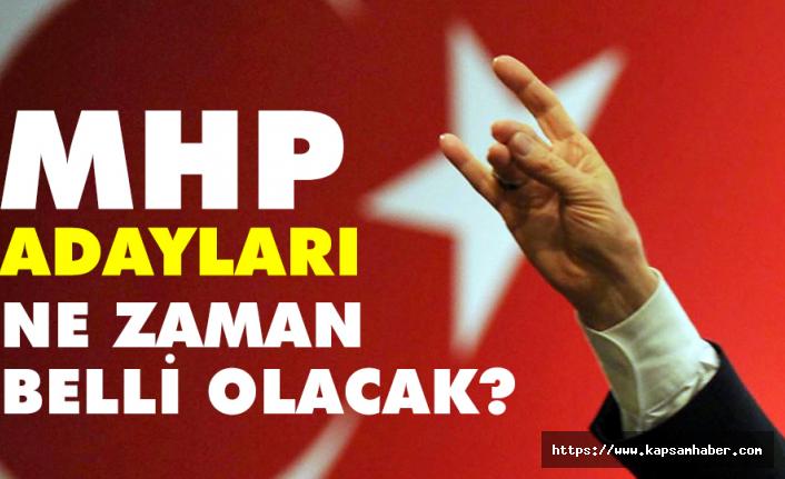 24 Haziran Seçimleri için MHP Adayları Ne Zaman Belli Olacak?