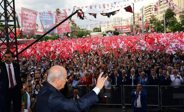 Mhp Lideri Devlet Bahceli Adana Da Halka Hitap Etti