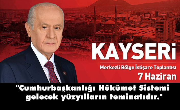 Mhp Lideri Devlet Bahceli Kayseri Merkezli Bolge Istisare Toplantisinda Konustu
