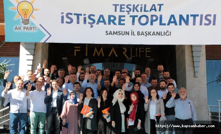 AK Parti Samsun İl Teşkilatı İstişare Toplantısı Amasya'da gerçekleştirdi
