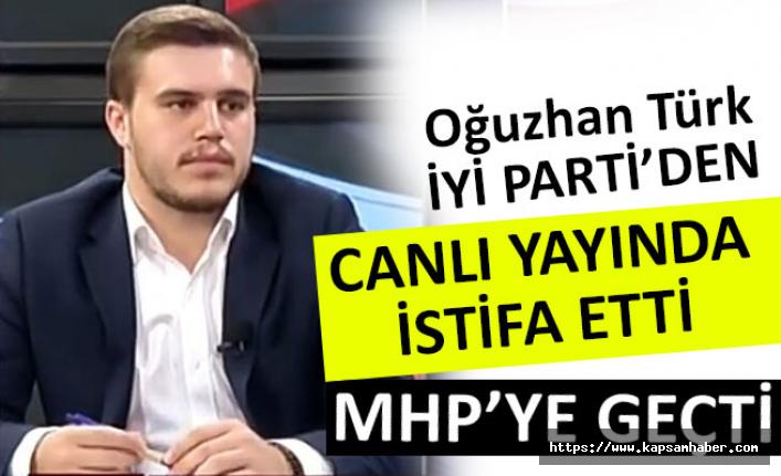 Canlı Yayında İyi Parti'den İstifa Etti; MHP'ye Geçti