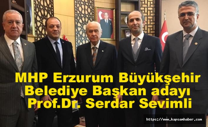 MHP'den Erzurum Başkan adayı Prof. Dr. Serdar Sevimli Oldu