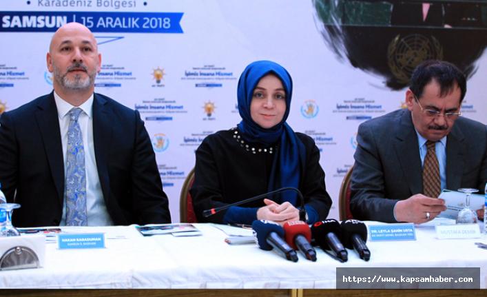 Ak Parti Genel Başkan Yardımcısı Leyla Şahin Samsun'da Konuştu