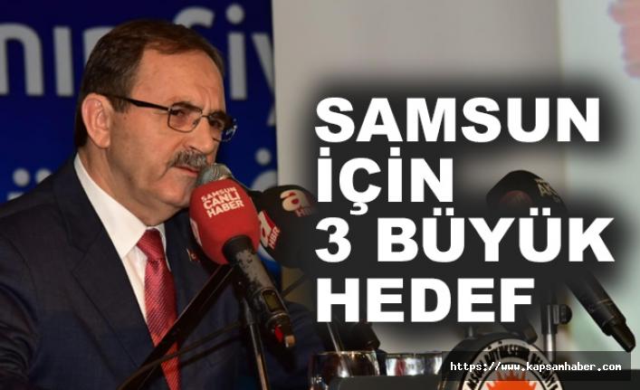 Başkan Zihni Şahin'den Samsun için 3 büyük hedef!