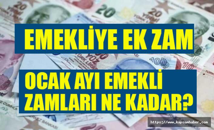 Emekliye ek maaş zammı! (Ocak Ayı Emeklilerin Zam Oranı Belli Oldu mu?)