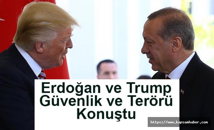 Erdoğan, ABD Başkanı Trump ile "Güvenlik ve Terörü" görüştü