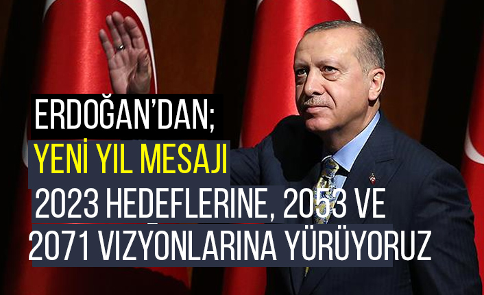 Erdoğan'dan Yeni Yıl Mesajı: Her Türlü Gayreti Gösterdik