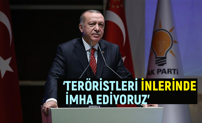 Erdoğan; Sözümüzde durduk, teröristleri inlerinde bastık ve imha ettik