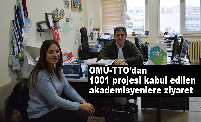OMÜ -TTO’dan 1001 projesi kabul edilen akademisyenlere ziyaret