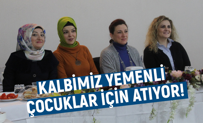 samsun ihh ve saglik sen kadin kollari yemen icin bir araya geldi