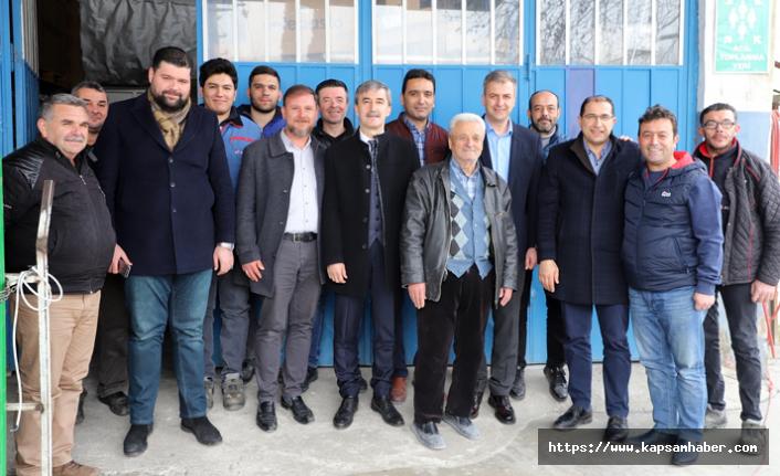 Turgutlu Cumhur İttifakı Adayı Şirin Esnafla Bir Araya Geldi