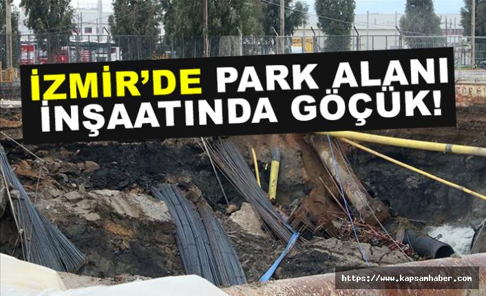 İzmir'de Park Alanında Göçük: 2 Bekçi Aranıyor
