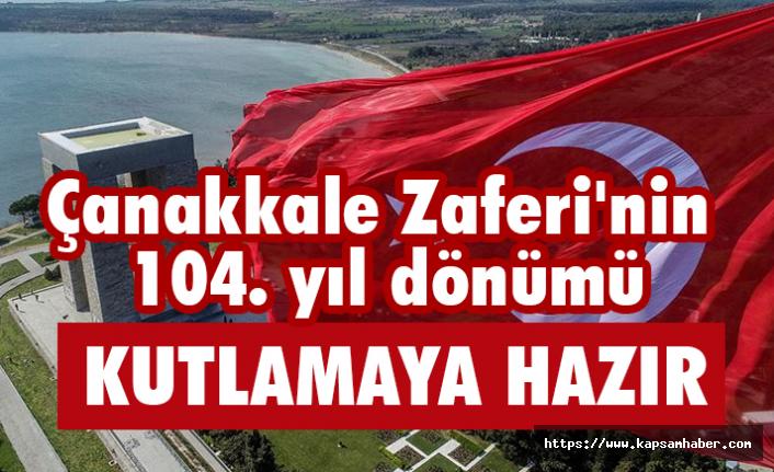 Şehitleri Anma Günü ve Çanakkale Deniz Zaferi'nin 104. yıl dönümü