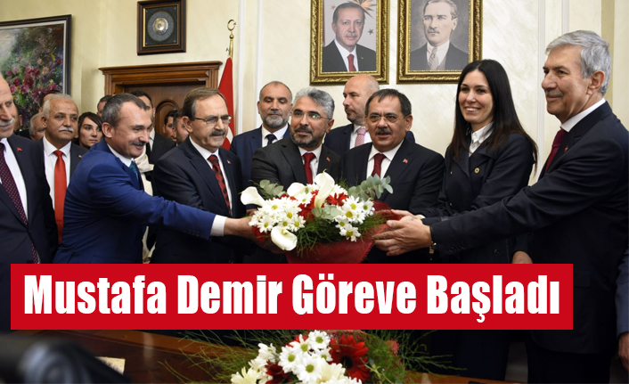 Samsun Büyükşehir Belediye Başkanı Mustafa Demir, Görevi Devraldı