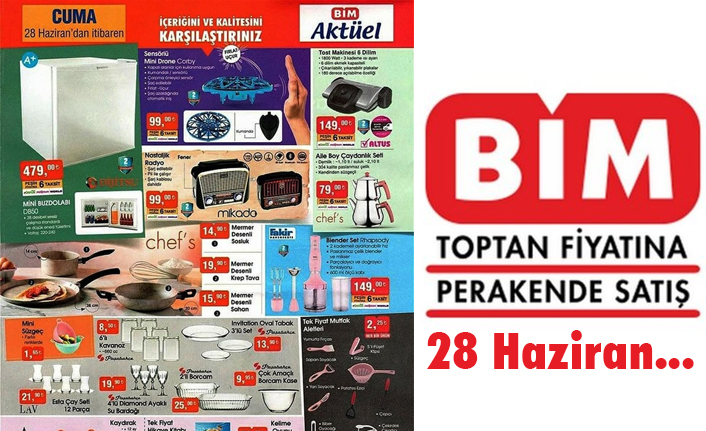 BİM Aktüel Ürünler Kataloğunda İndirimli Ürünler